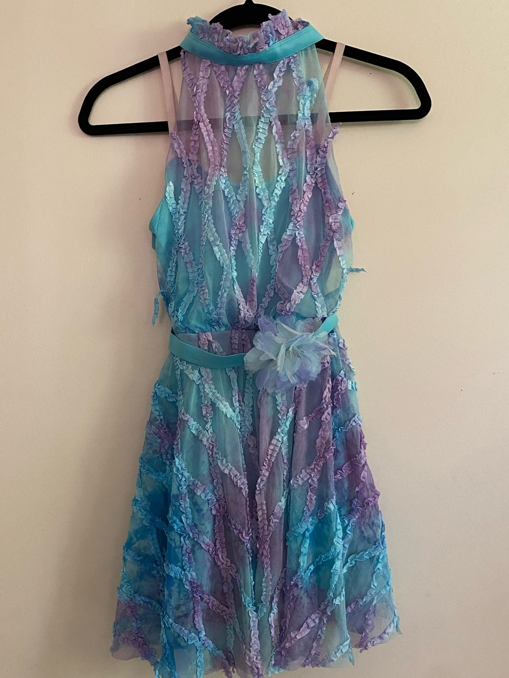 Weissman Dance Costume with Matching Hair Clip
